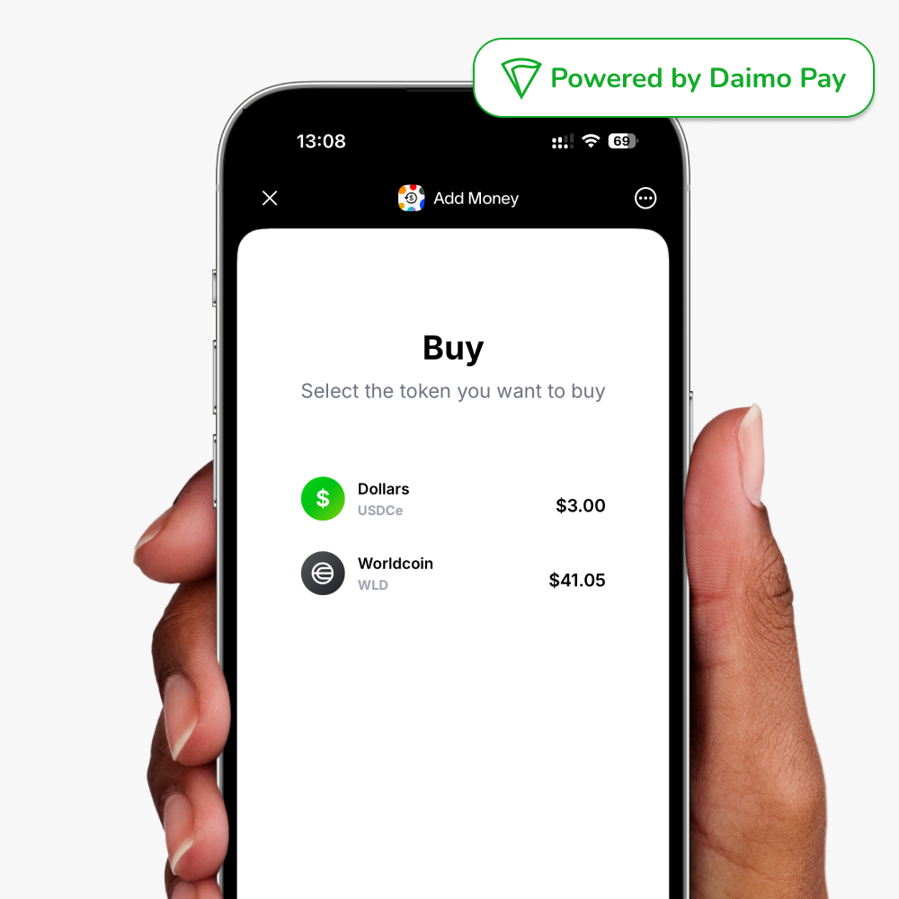 Install Money Add Money - Add money to your World Wallet